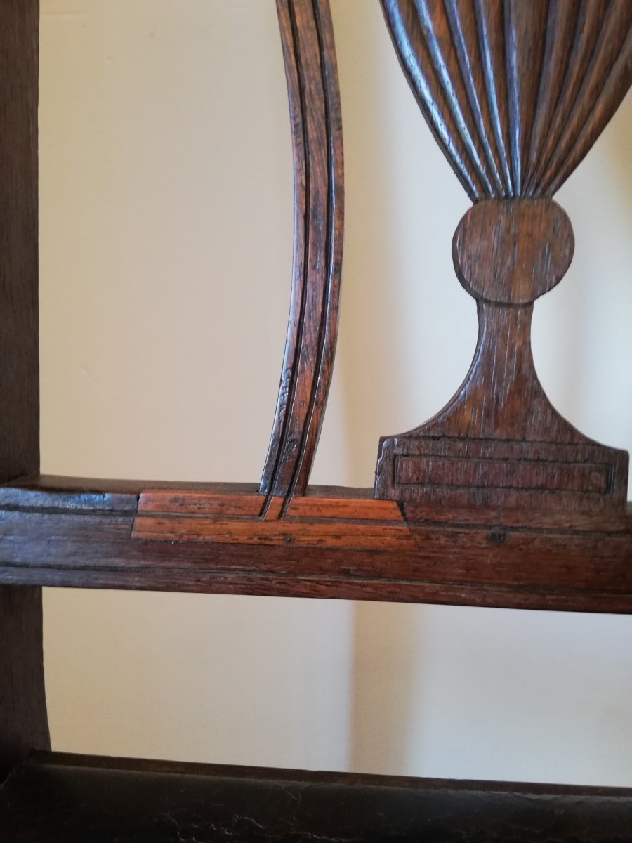English Chair Epoque XVIIIth Mahogany-photo-4