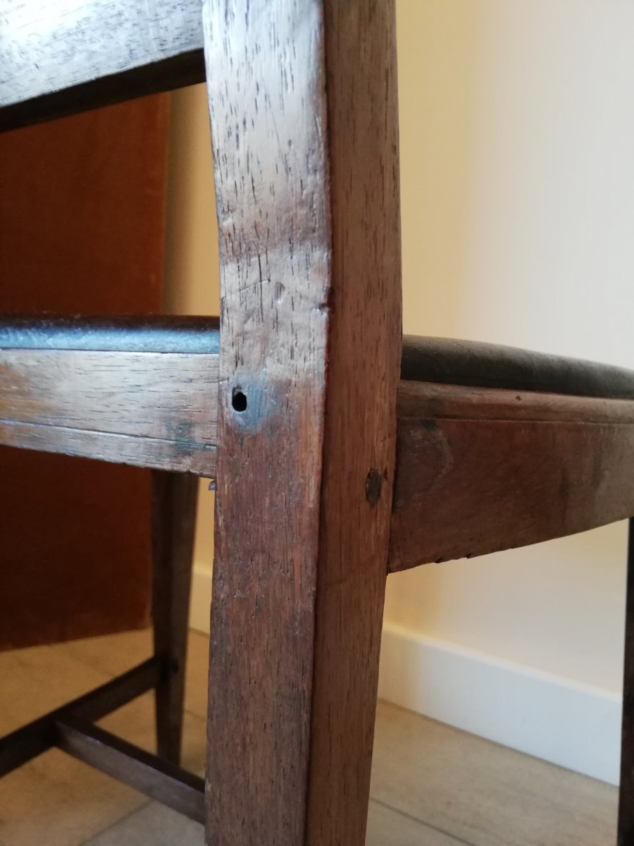 English Chair Epoque XVIIIth Mahogany-photo-1