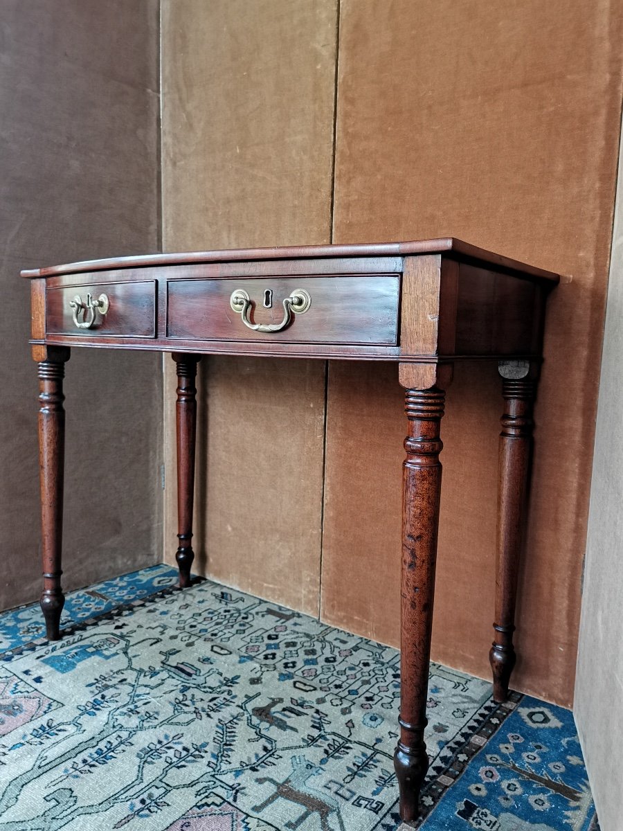 Small English Regency Console In Mahogany, Early Nineteenth Period-photo-2