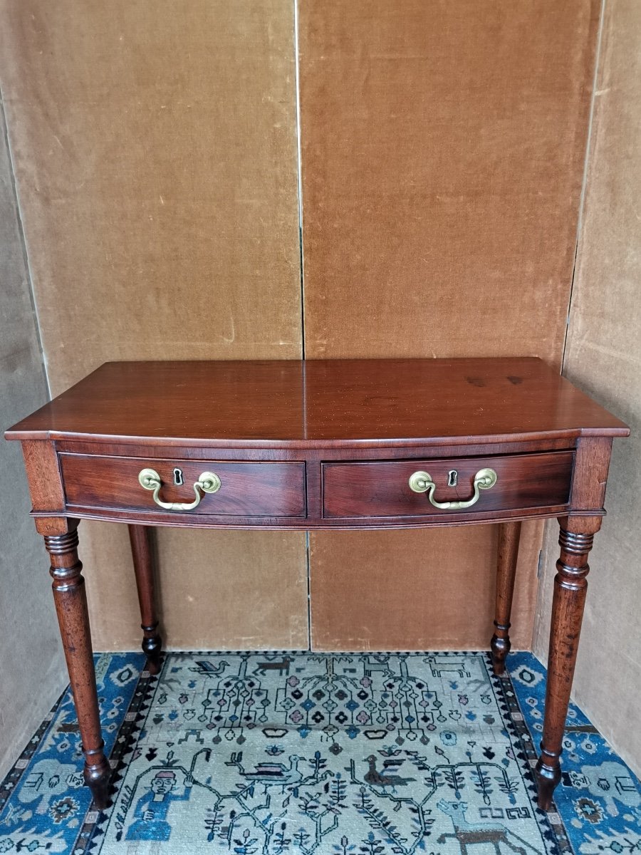  Console Regency Anglaise En Acajou, Epoque Début XIXème