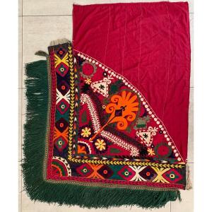 Suzani Embroidery Document, Uzbekistan, Period 1st Half Of The 20th