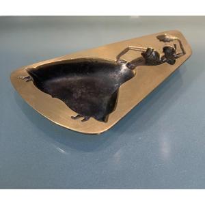Gitanes Advertising Ashtray By Max Ponty, 1950s/60s