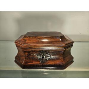 Coffret En Bois De Palissandre D'Epoque Louis XIV