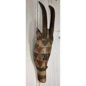 Grand Masque Africain Zoomorphe Du Burkina Faso, Années 1960/70