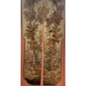 Two Portières En Tapisserie d'Aubusson, 19th Century