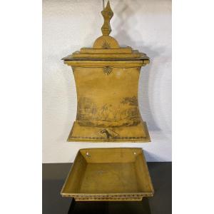 Fontaine En Tôle Peinte, Années 1830/40
