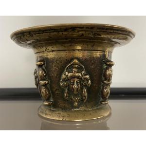 Bronze Mortar From Le Puy-en-velay, 17th Century