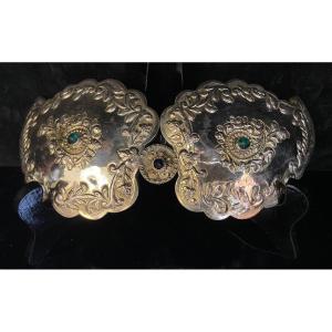 Boucle De Ceinture En Vermeil, Grèce, Empire Ottoman, Epoque XIXe