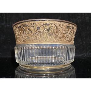 Coupe En Cristal Attribuée A Moser Carlsbad, Epoque 1900