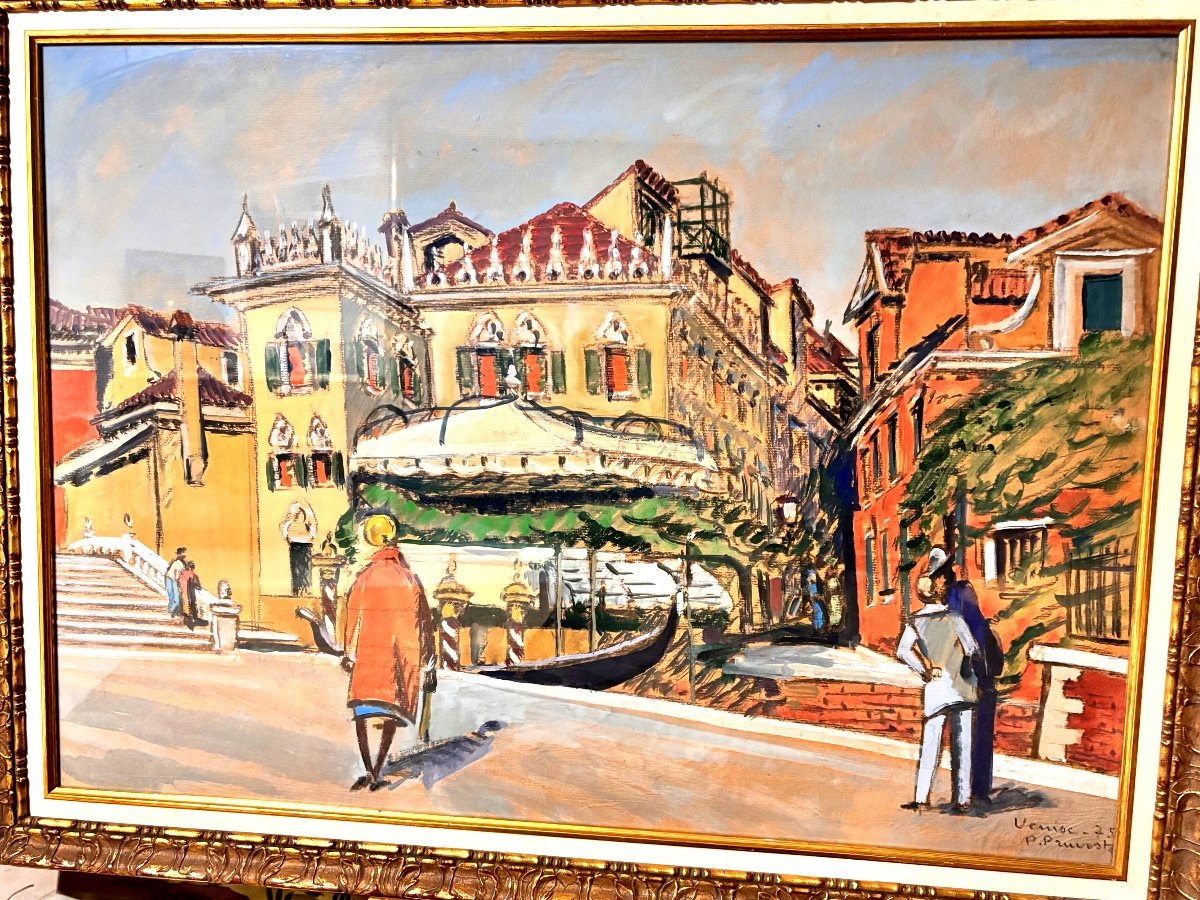 Pastel Par Pierre Pruvost « venise 1975 »