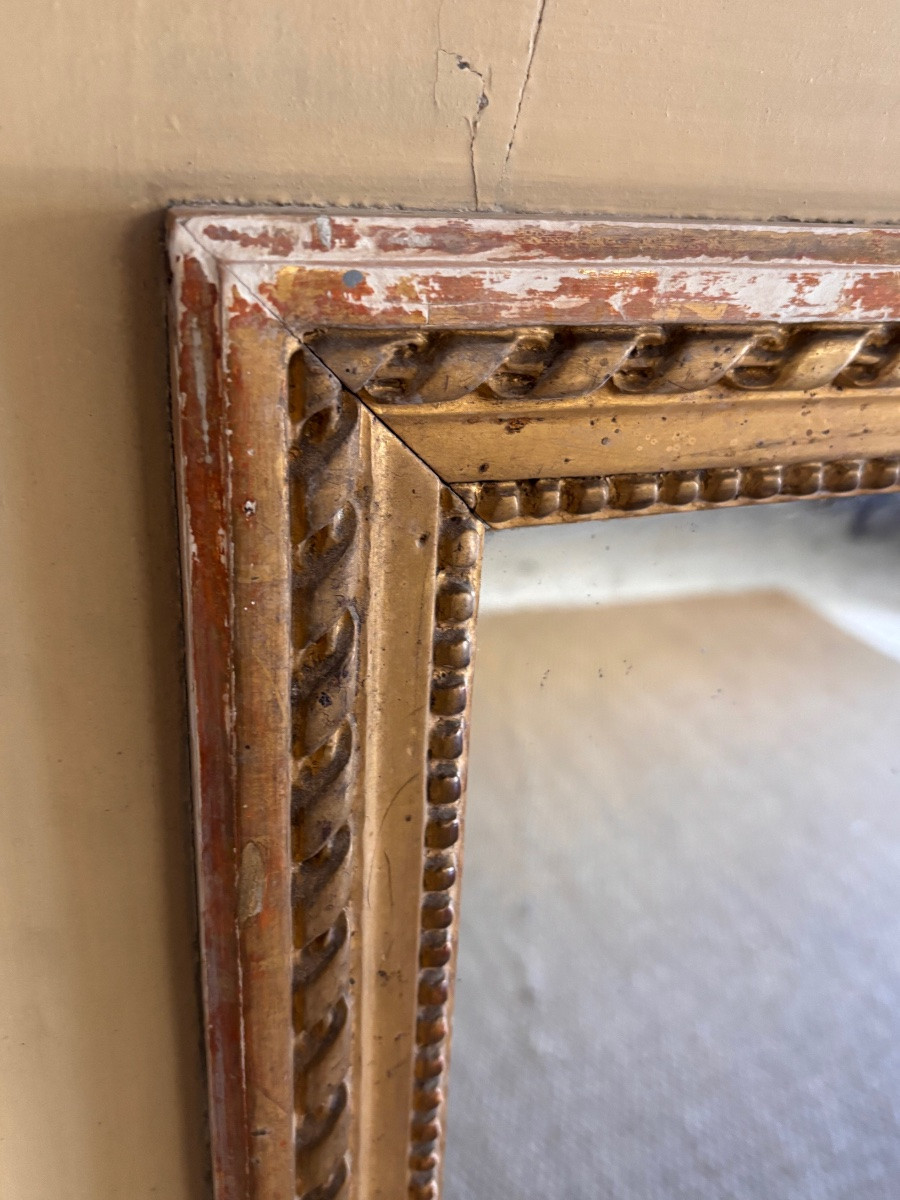 Trumeau De Boiserie Bois Doré XVIII Eme -photo-1