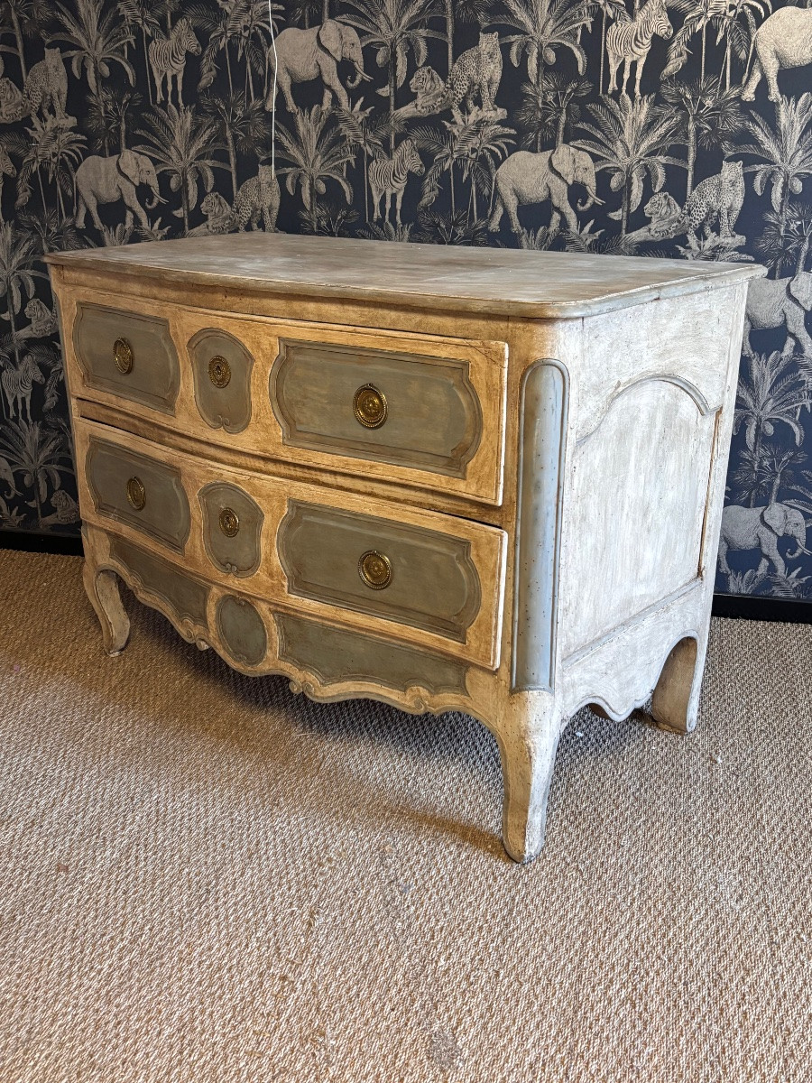 18th Century Painted Provençal Chest Of Drawers -photo-3