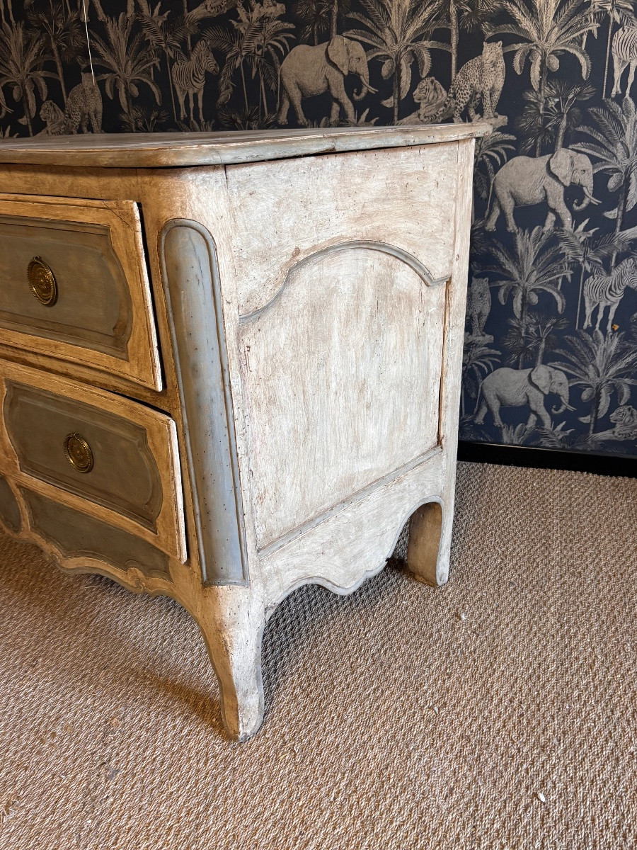 18th Century Painted Provençal Chest Of Drawers -photo-4