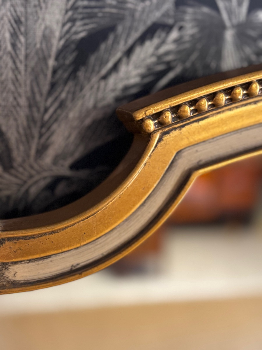 Miroir style Louis XVI doré 1940-photo-4