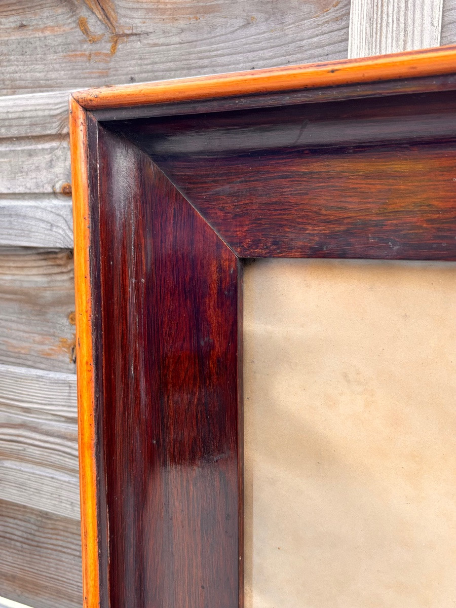 Set Of 4 Frames, Restoration Period, Rosewood, 19th Century -photo-3