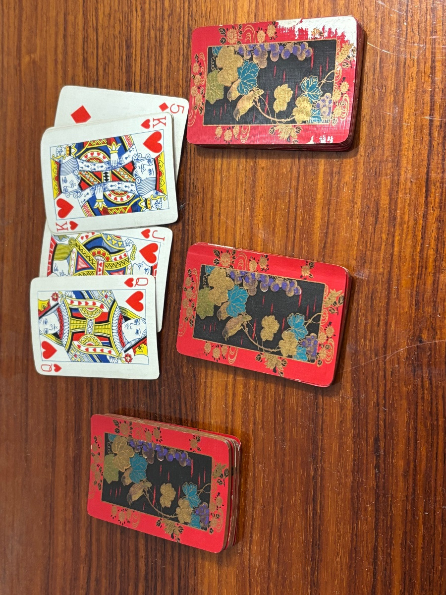 Card Box Signed Tahan In Paris, Late 19th Century -photo-3