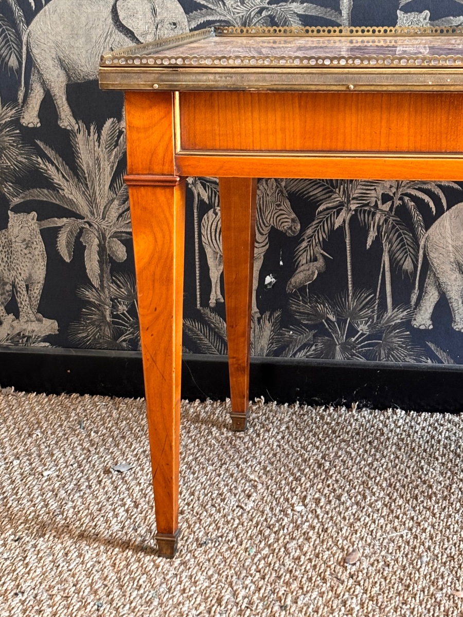 Table basse style Louis XVI marbre 1940-photo-2