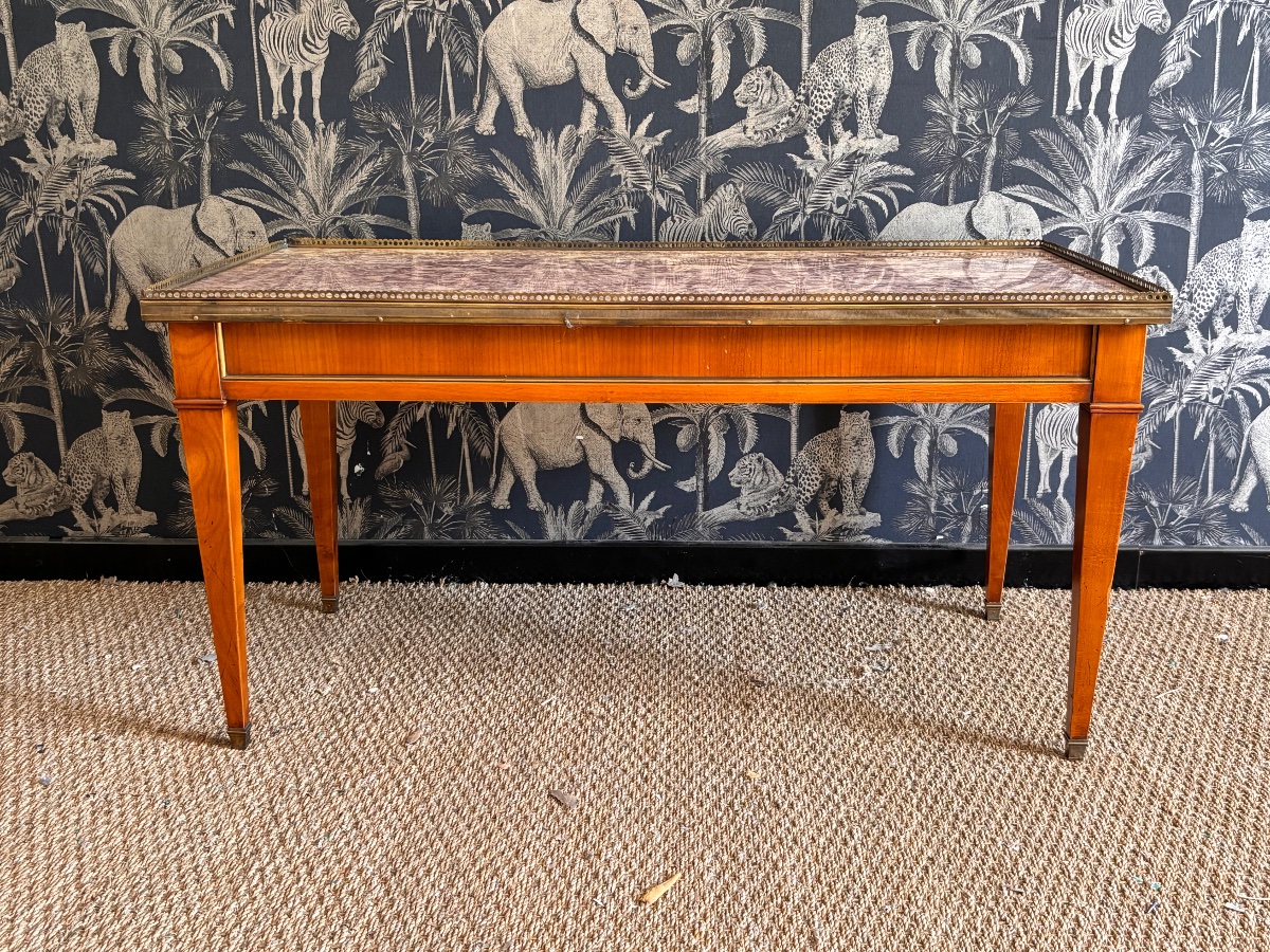 Table basse style Louis XVI marbre 1940-photo-1