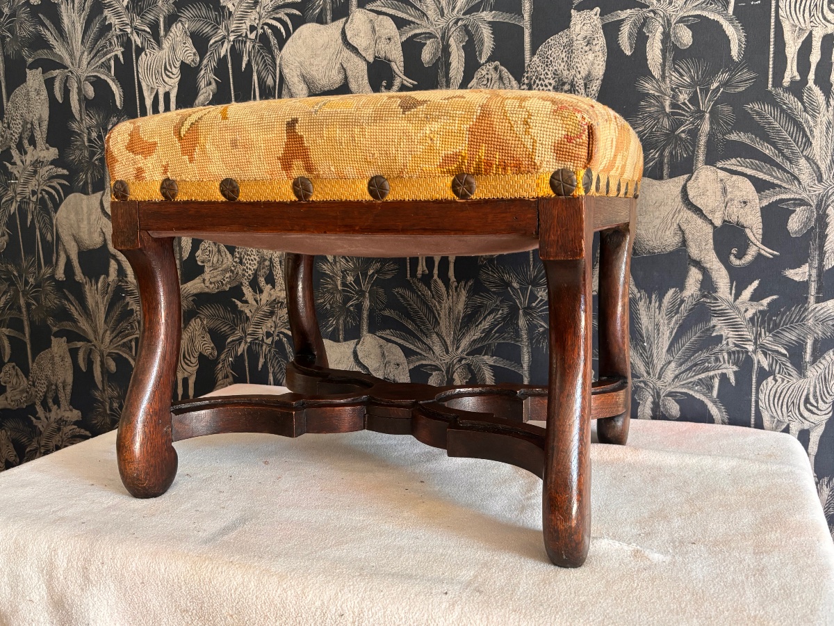 19th-century Louis XIII-style Stool-photo-4