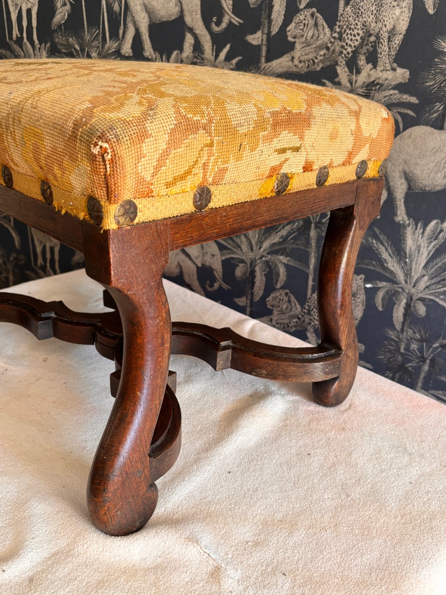 19th-century Louis XIII-style Stool-photo-2