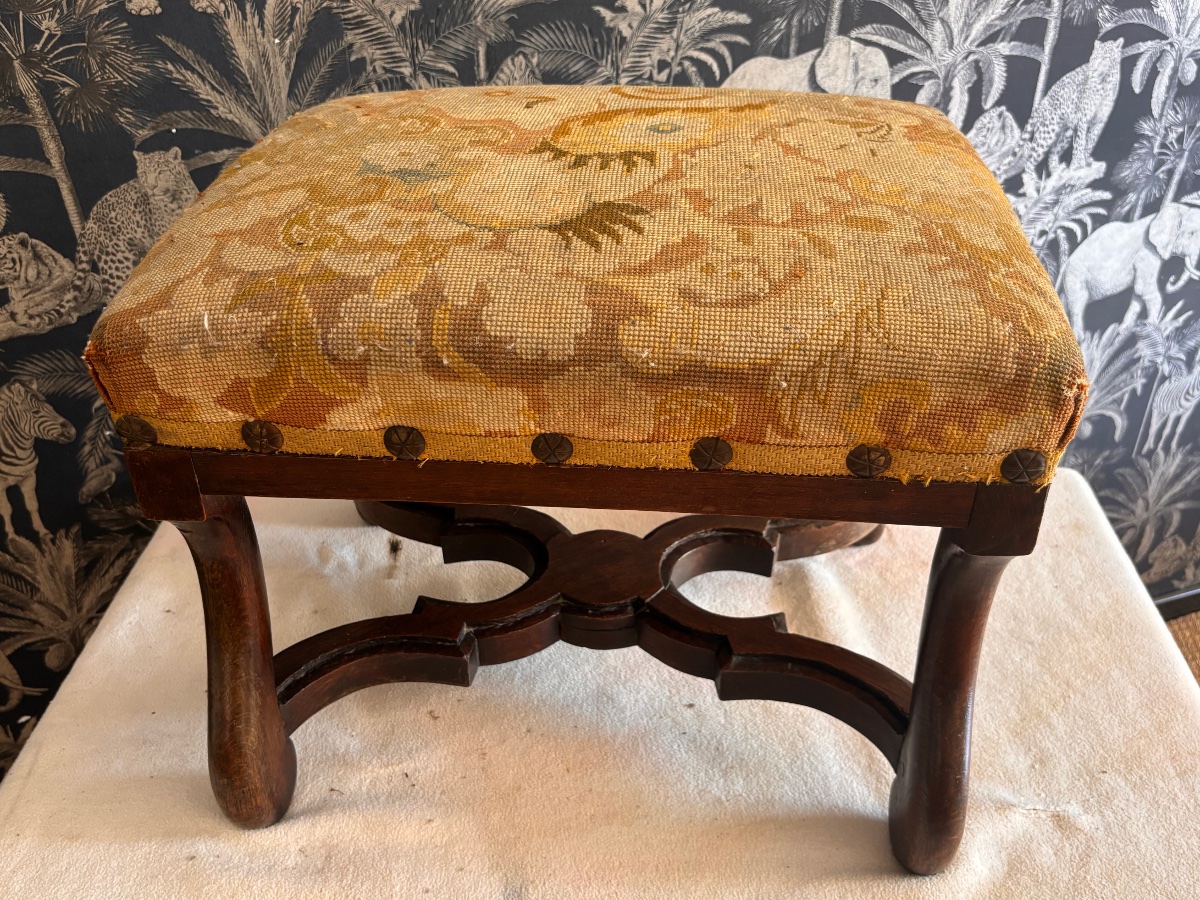 19th-century Louis XIII-style Stool-photo-3