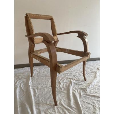 Fauteuil Bridge Dlg Michel Dufet 1930