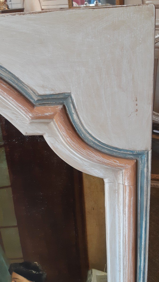 scène d'intérieur, huile sur toile du  XVIIIème siècle-photo-3