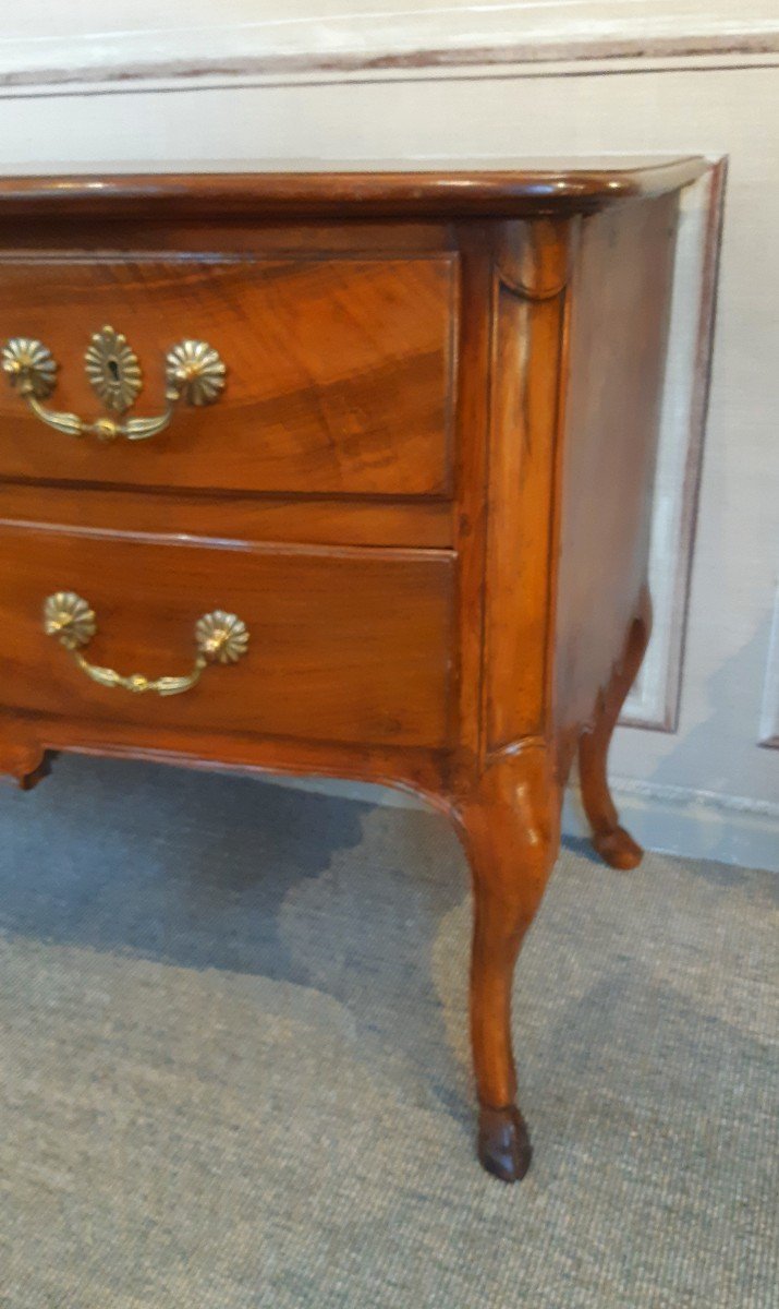Louis XV Period Chest Of Drawers In Walnut-photo-2