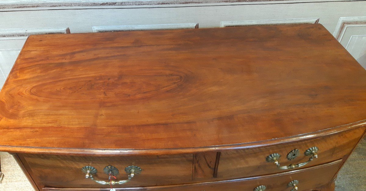 Louis XV Period Chest Of Drawers In Walnut-photo-4