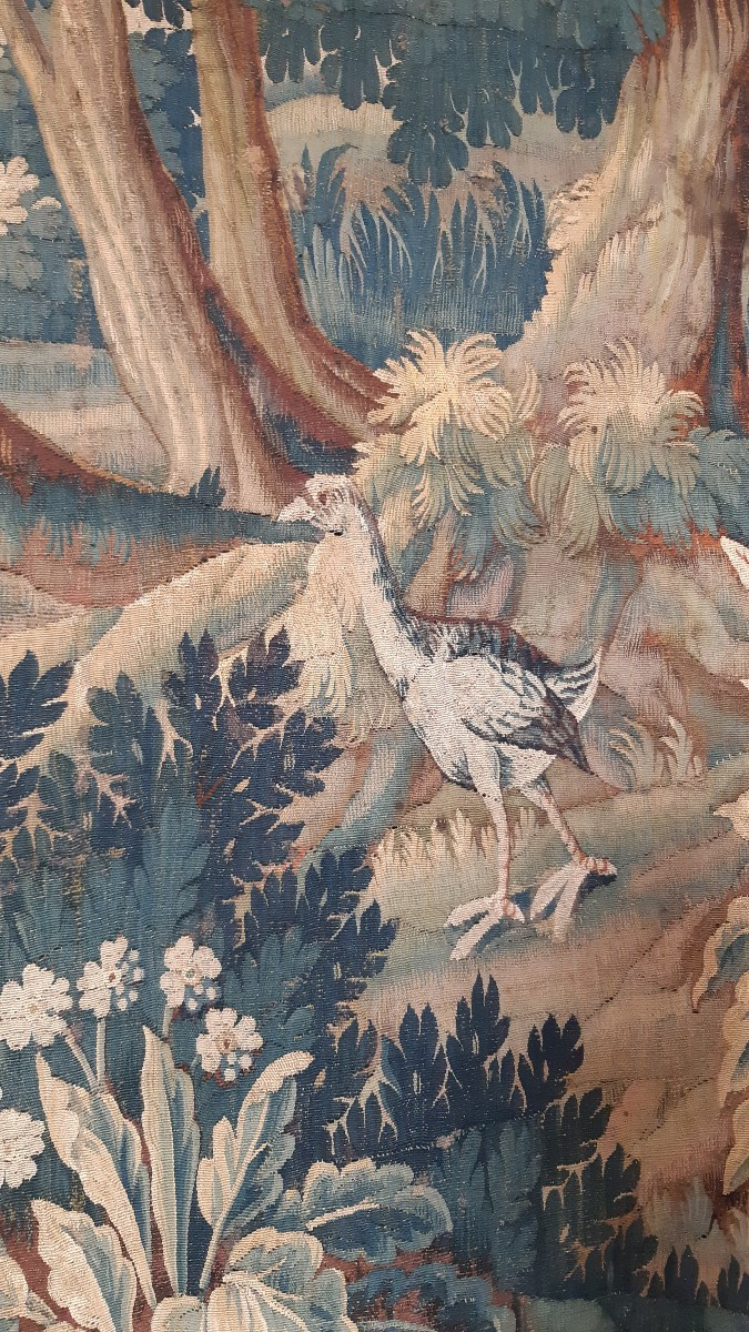 Aubusson "verdure" Tapestry, 18th Century-photo-2