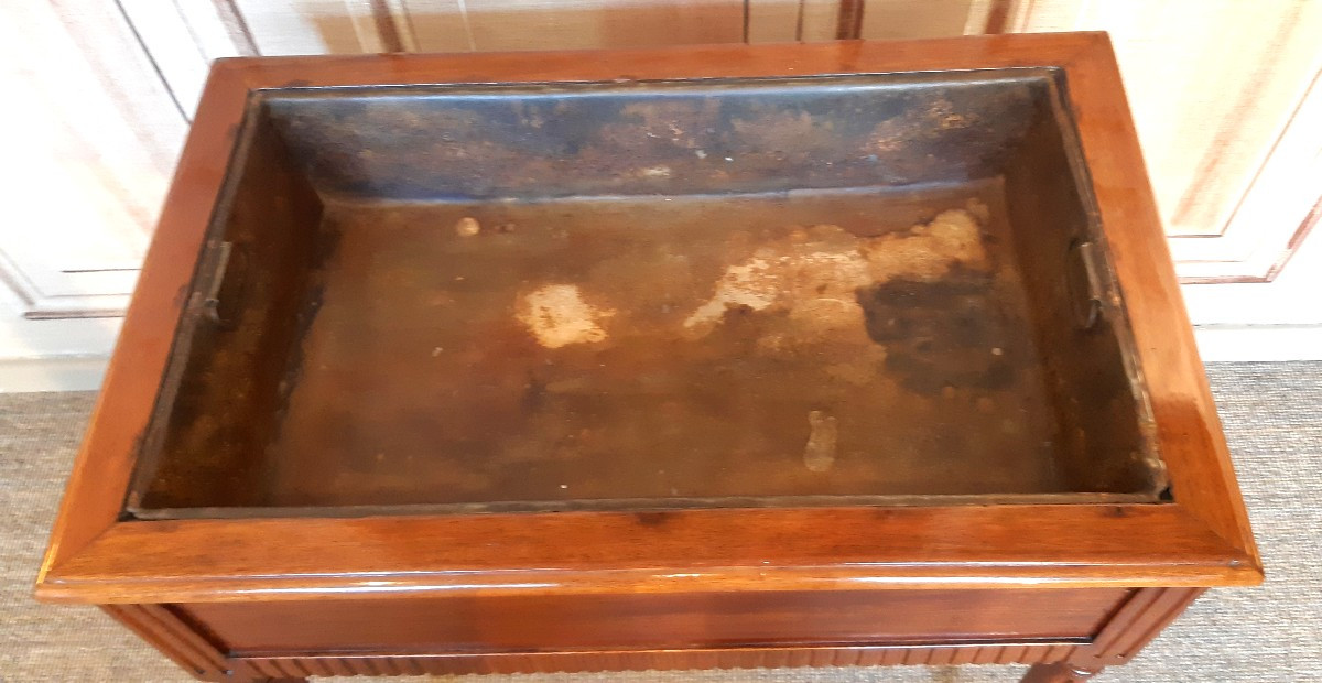 Jardinière en acajou d'époque Louis XVI-photo-2