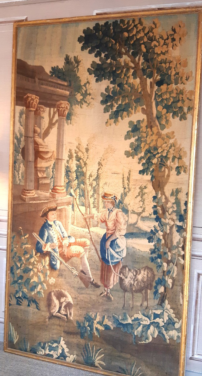 Aubusson Tapestry From The Second Half Of The 18th Century