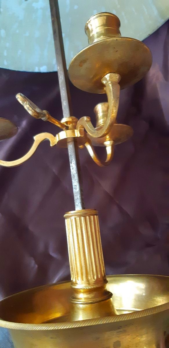 Gilded Bronze Hot-water Bottle Lamp, Louis XVI Period.-photo-2