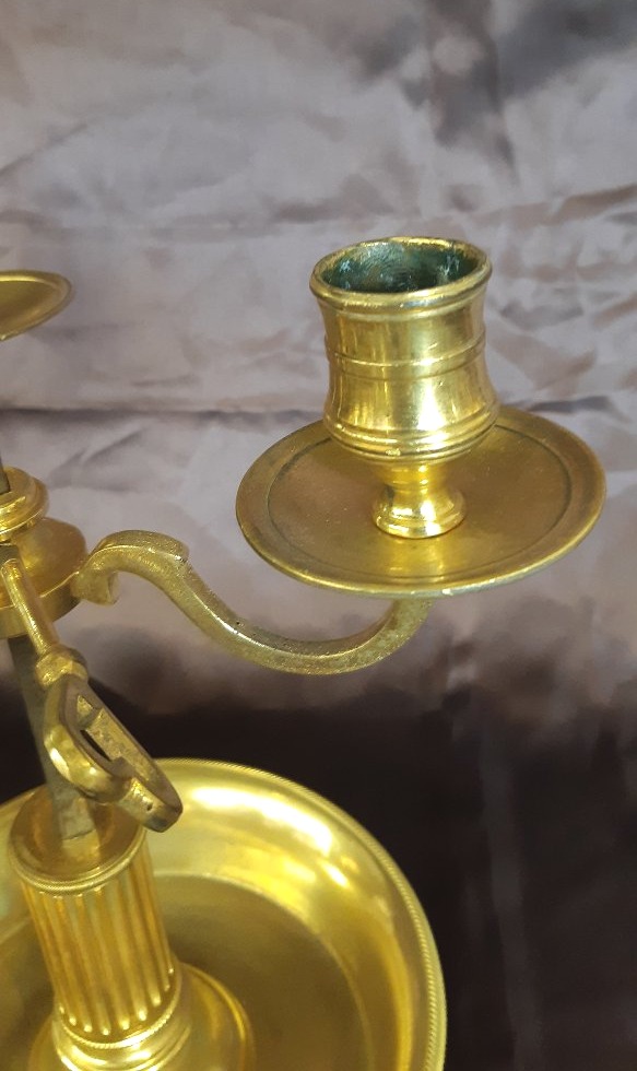 Gilded Bronze Hot-water Bottle Lamp, Louis XVI Period.-photo-2