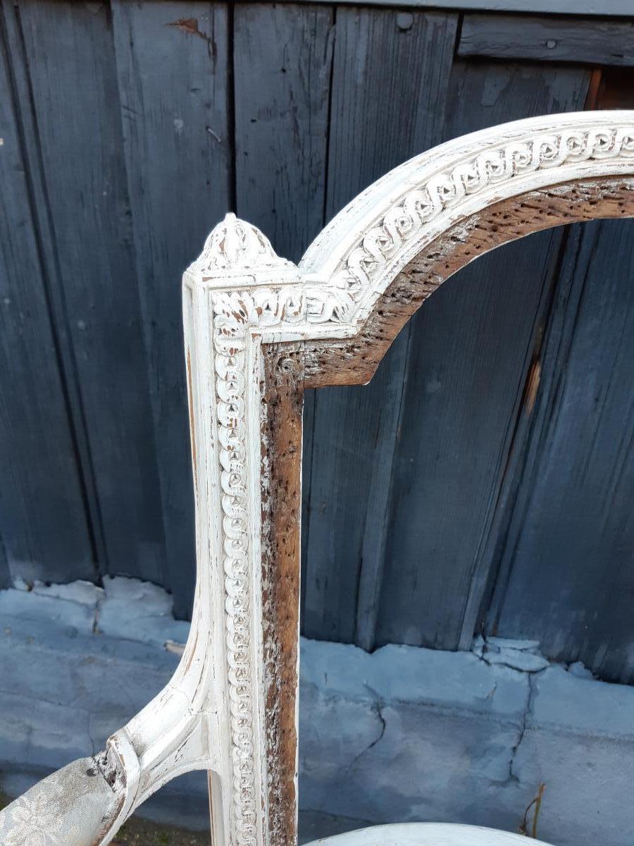 fauteuil d'époque Louis XVI de Delaizement-photo-3