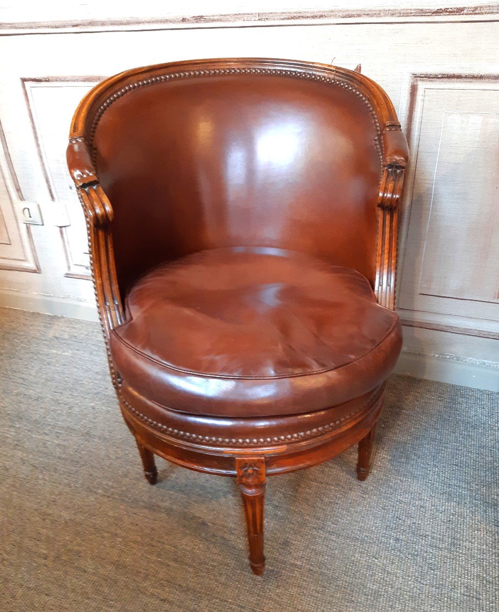 Office Armchair With Revolving Seat, Louis XVI Period