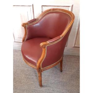 Office Armchair, Stamped Nadal l'Ainé, Louis XVI Period