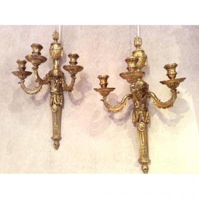 Pair Of Louis XVI Period Sconces