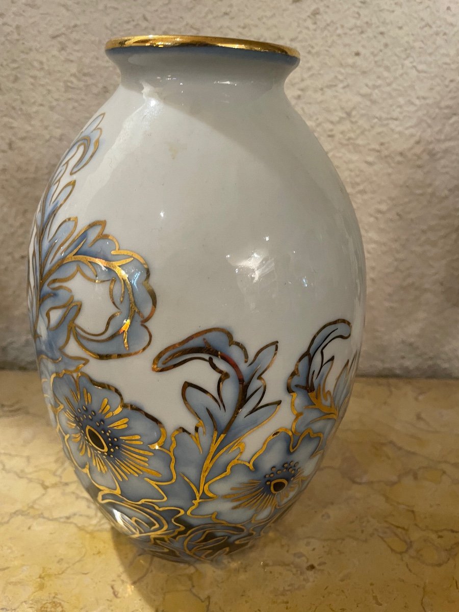 Vase Porcelaine. Limoges C Tharaud-photo-3