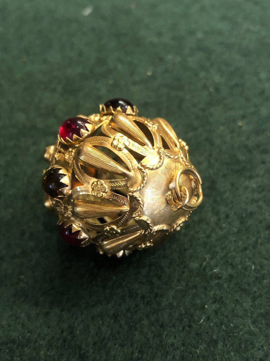 Gold And Gemstone Charm-photo-2