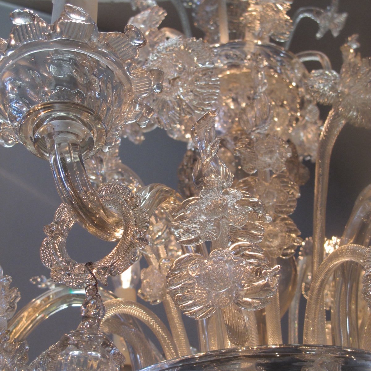 Large Murano Chandelier-photo-4