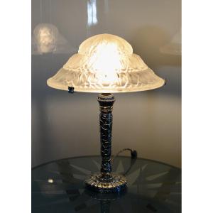 Art Deco Lampe Hettier Vincent
