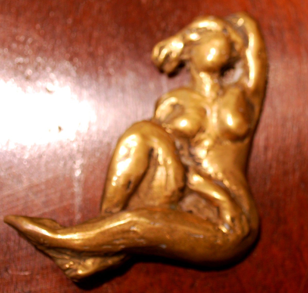 Seated Female Nude Left Arm Raised-photo-3