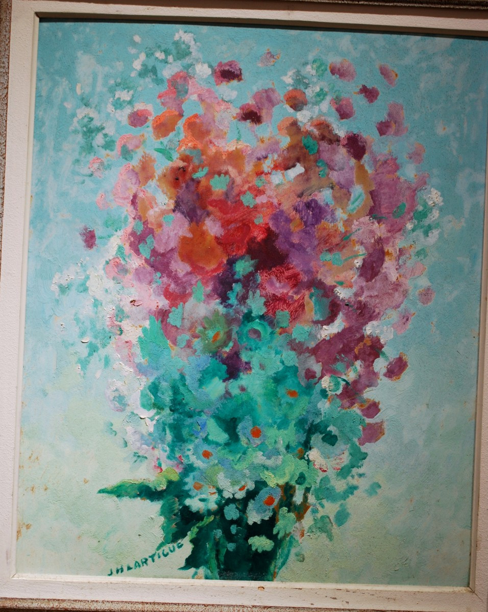 Bouquet De Fleurs Par Henri Lartigue