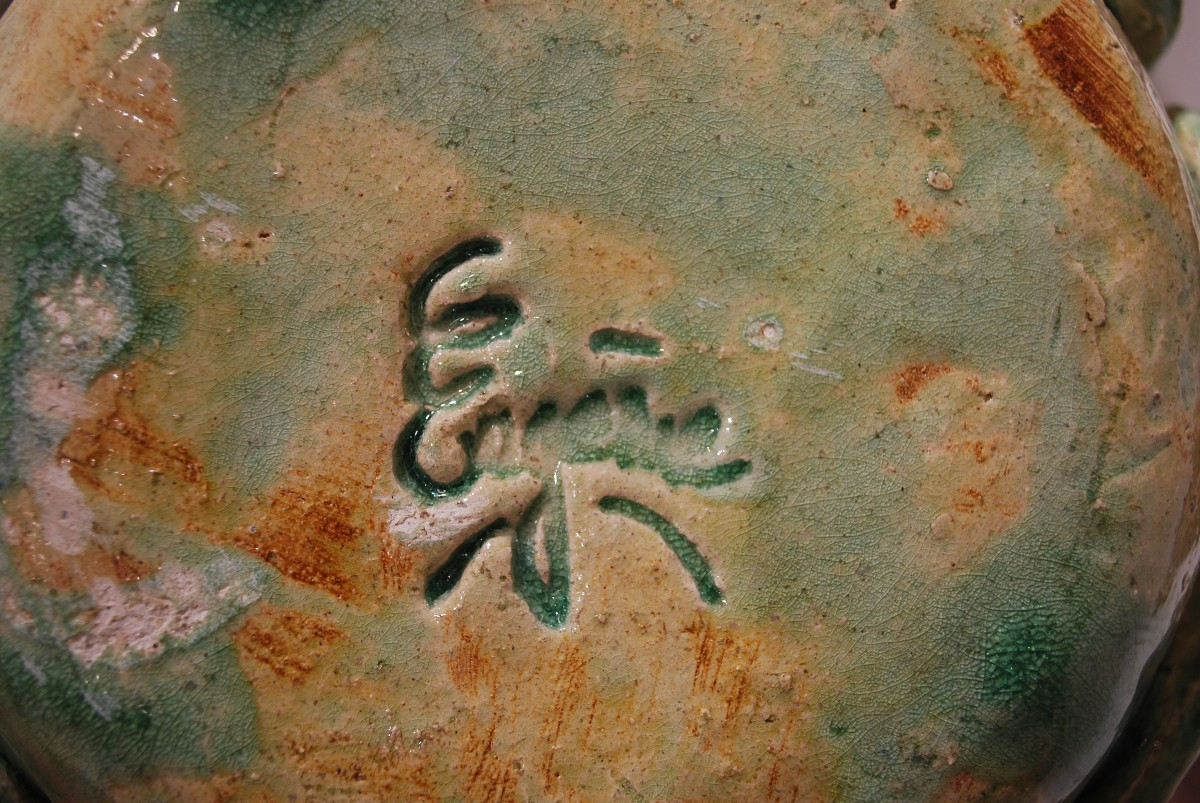 Coupe en grès céladon Eugénie Julien-photo-2