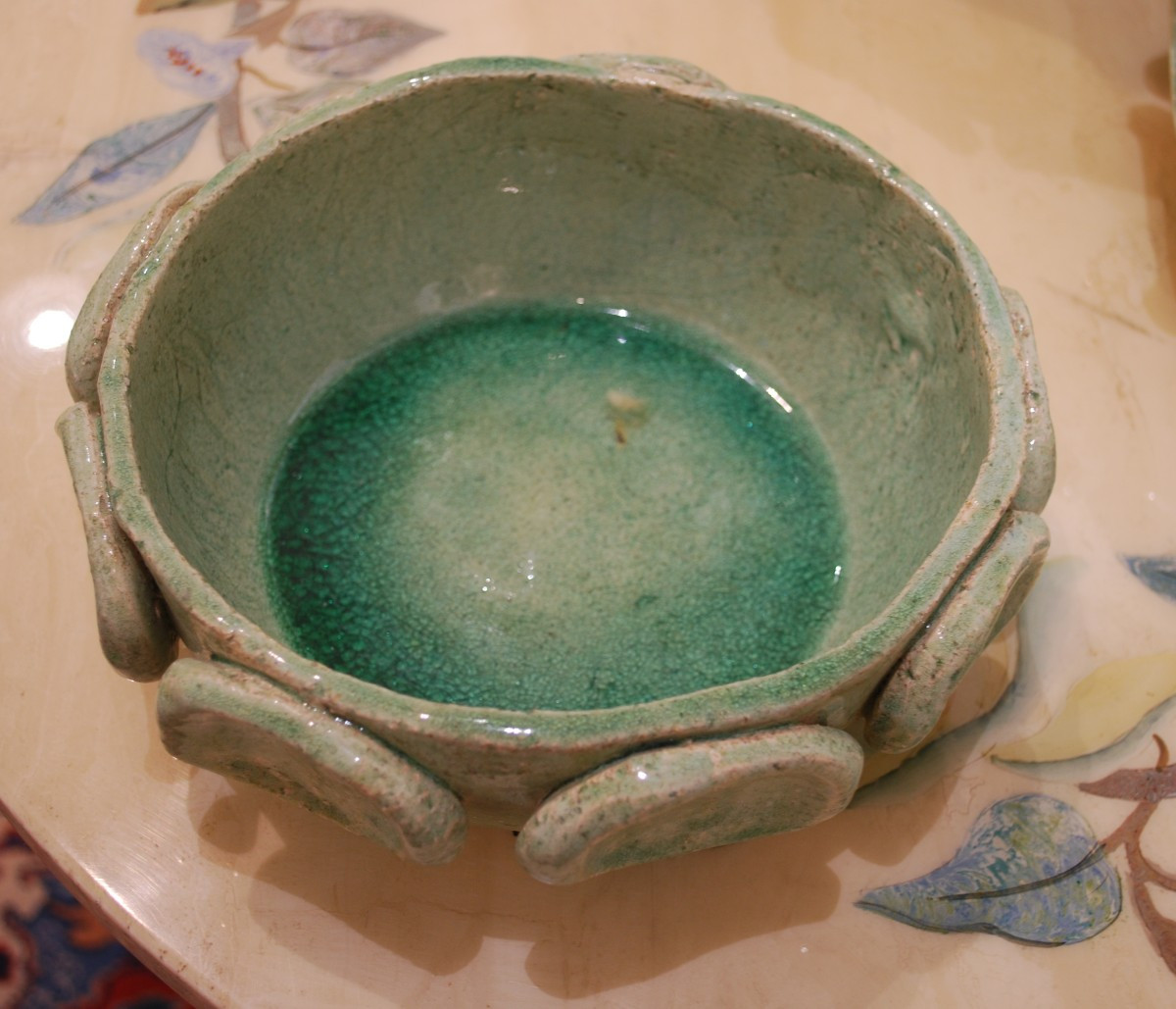 Coupe en grès céladon Eugénie Julien-photo-3