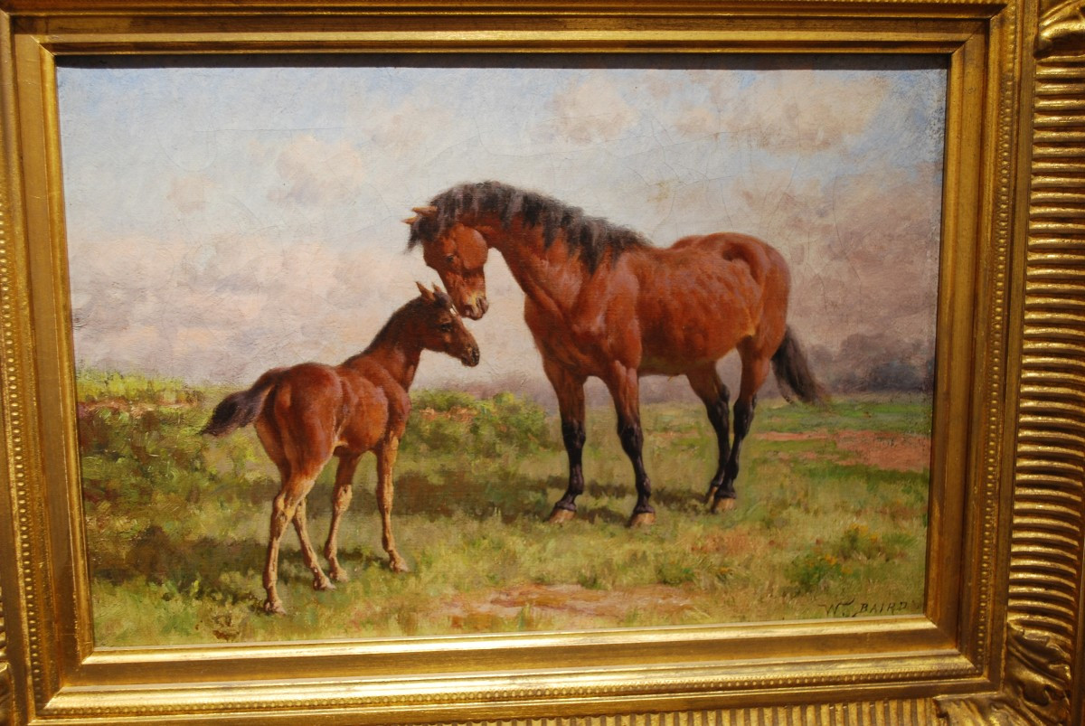 Jument et son poulain par William Baird-photo-2