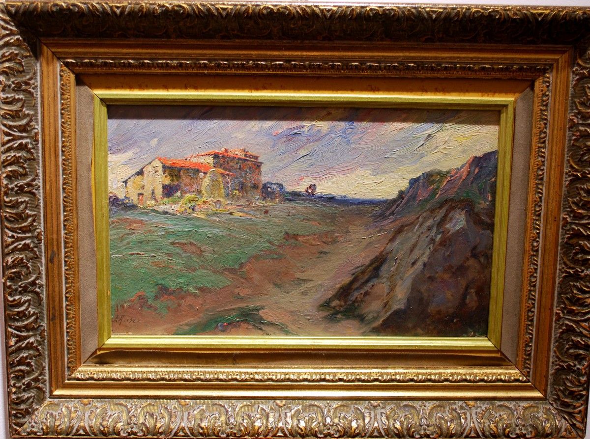 Paysage par Albert Regagnon (1874-1961)-photo-2