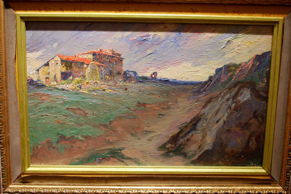 Paysage par Albert Regagnon (1874-1961)-photo-3