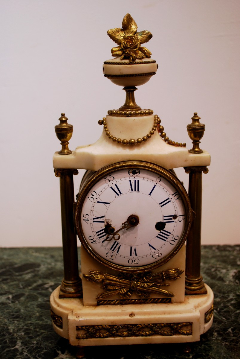 Small Louis XVI Style Clock-photo-2